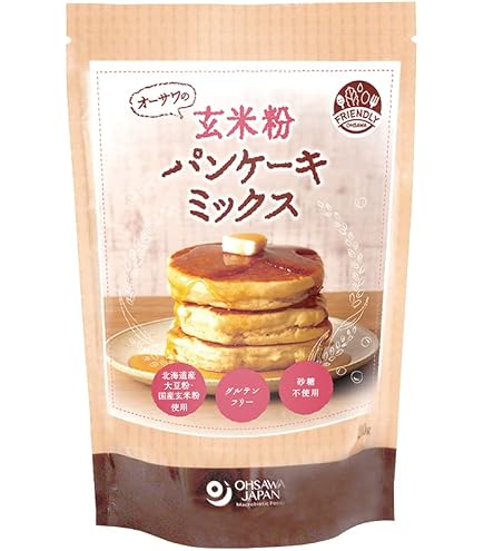 Amazon | オーサワジャパン オーサワの玄米粉パンケーキミックス
